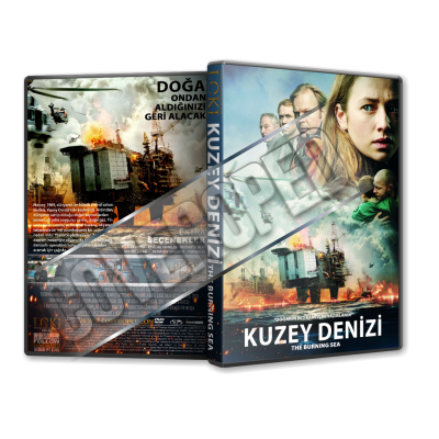 Kuzey Denizi - Nordsjøen The Burning Sea - 2021 Türkçe Dvd Cover Tasarımı